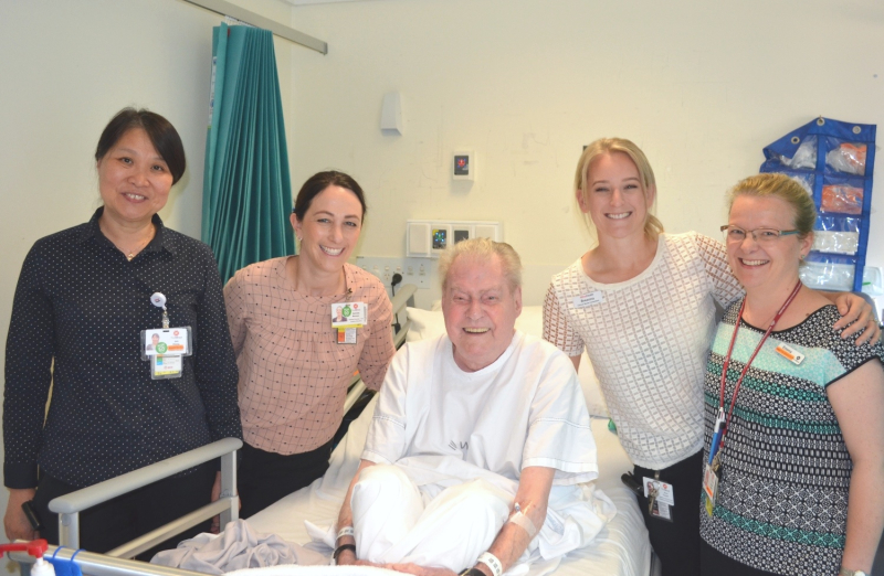 Patient Colin with Diabetes Nurse Educators