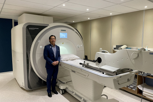 A/Prof Law with MRI machine