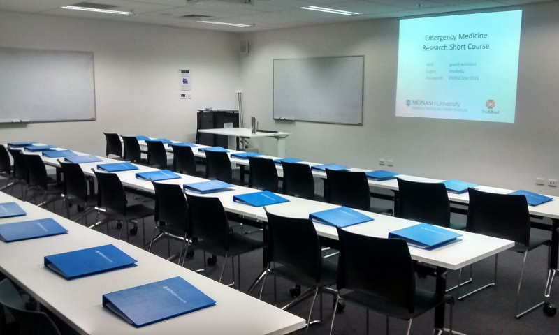 Lecture room set up